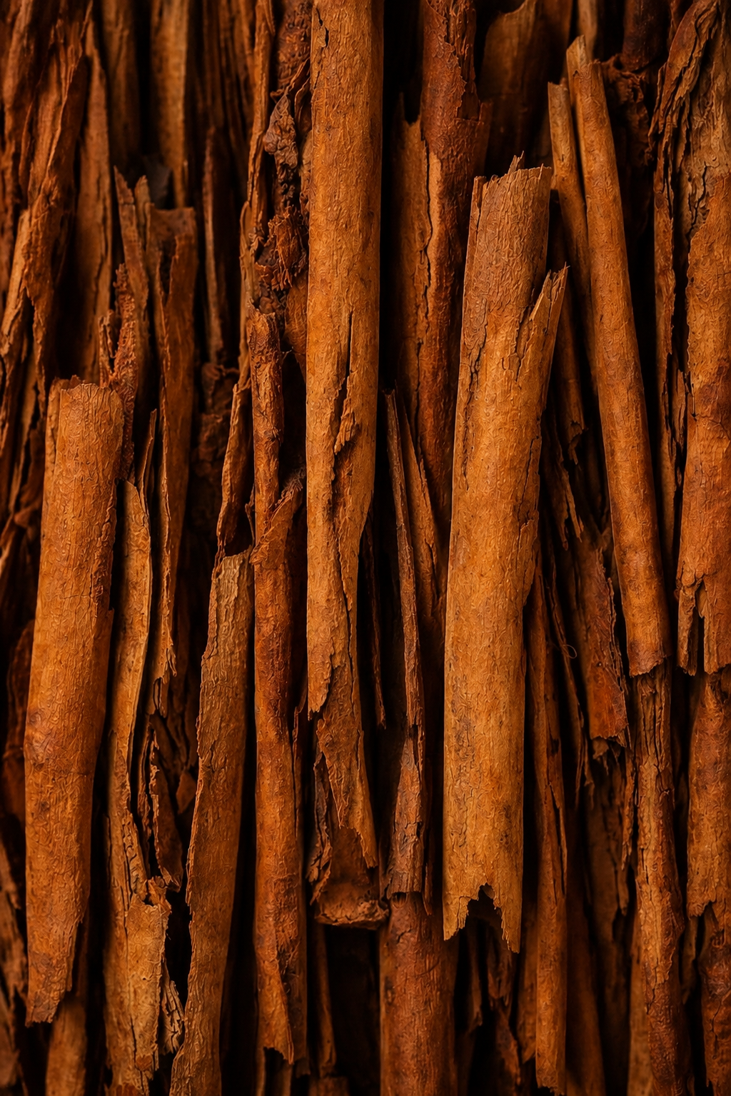 Cassia bark drying at the estate